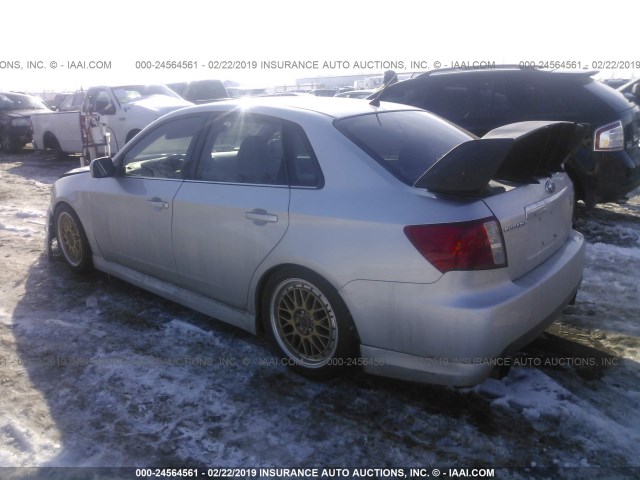 JF1GE75638G515444 - 2008 SUBARU IMPREZA WRX PREMIUM SILVER photo 3