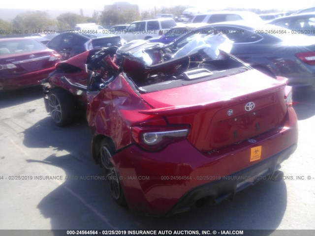 JF1ZNAA17H8701210 - 2017 TOYOTA 86 SPECIAL EDITION RED photo 3