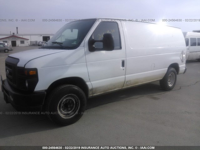 1FTNE1EW4ADA91732 - 2010 FORD ECONOLINE WHITE photo 6