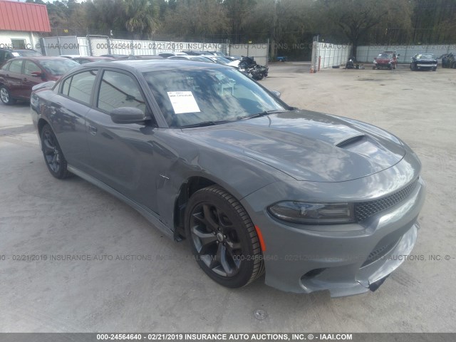 2C3CDXCT1KH526852 - 2019 DODGE CHARGER R/T GRAY photo 6