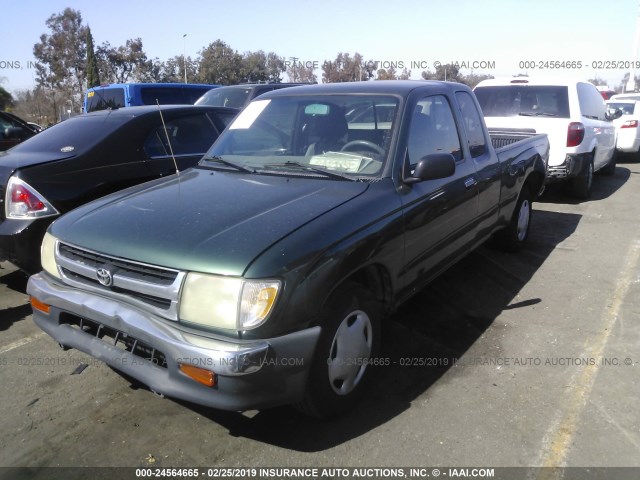 4TAVL52N2XZ501668 - 1999 TOYOTA TACOMA XTRACAB GREEN photo 2