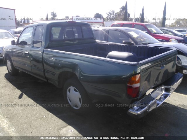 4TAVL52N2XZ501668 - 1999 TOYOTA TACOMA XTRACAB GREEN photo 3