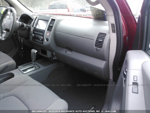 1N6AD0EVXKN703797 - 2019 NISSAN FRONTIER RED photo 5
