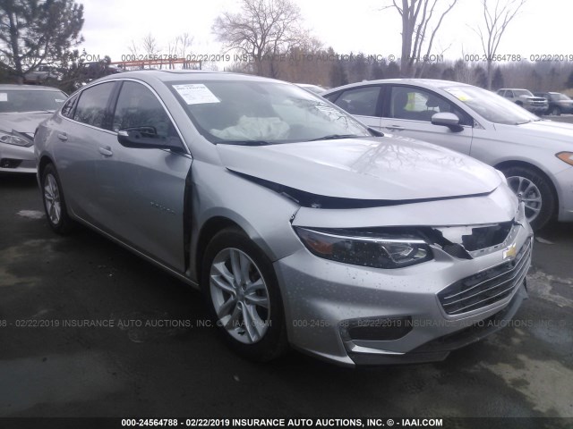 1G1ZD5ST4JF228784 - 2018 CHEVROLET MALIBU LT SILVER photo 1