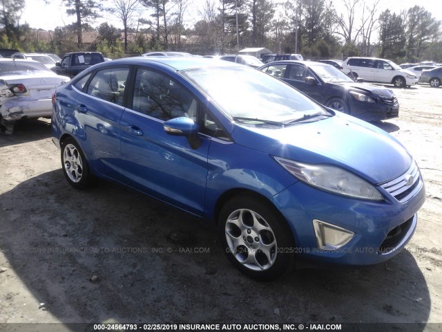 3FADP4CJ6BM100697 - 2011 FORD FIESTA SEL BLUE photo 1