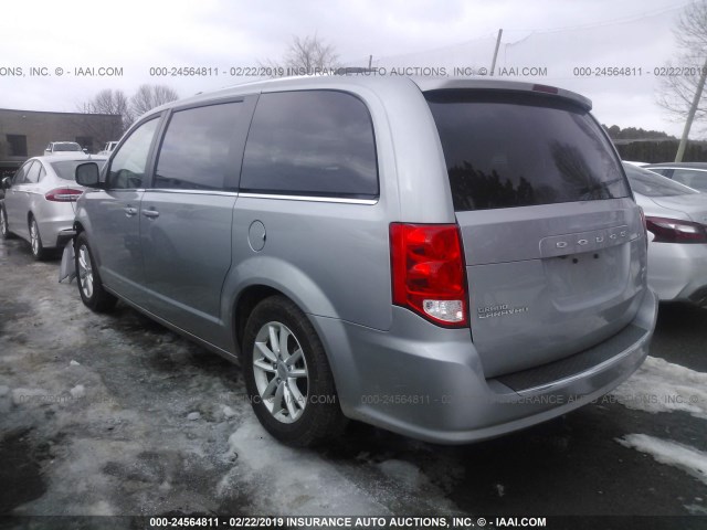 2C4RDGCG5KR545181 - 2019 DODGE GRAND CARAVAN  SILVER photo 3