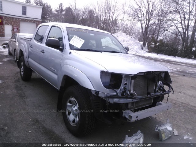 5TFLU4EN8BX010945 - 2011 TOYOTA TACOMA DOUBLE CAB 银色 照片 1