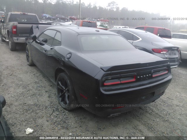 2C3CDZAG7GH202748 - 2016 DODGE CHALLENGER BLACK photo 3