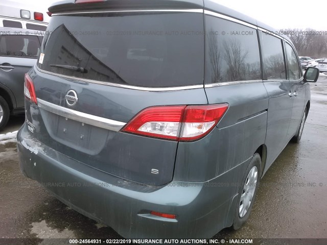 JN8AE2KP5B9009338 - 2011 NISSAN QUEST S/SV/SL/LE GRAY photo 4