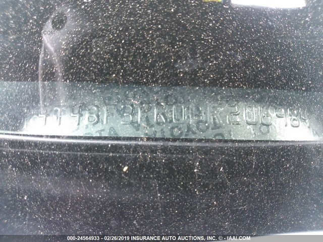 4T4BF3EK0BR206984 - 2011 TOYOTA CAMRY SE/LE/XLE ვერცხლისფერი ფოტო 9