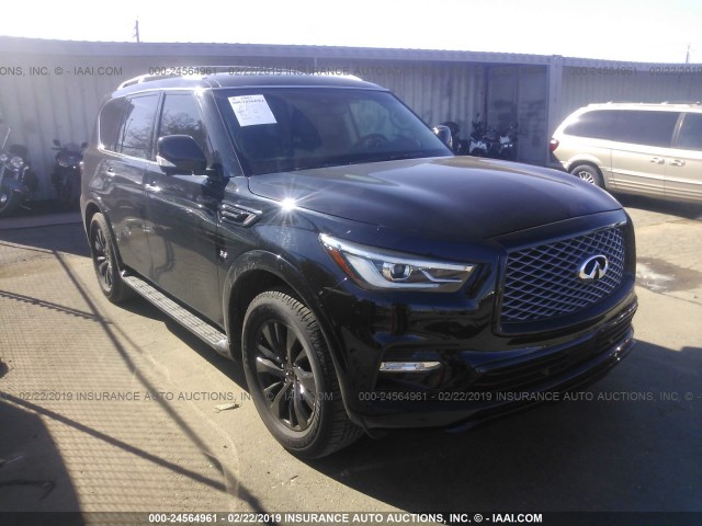 JN8AZ2NF3J9662806 - 2018 INFINITI QX80 SIGNATURE BLACK photo 1