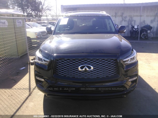 JN8AZ2NF3J9662806 - 2018 INFINITI QX80 SIGNATURE BLACK photo 6