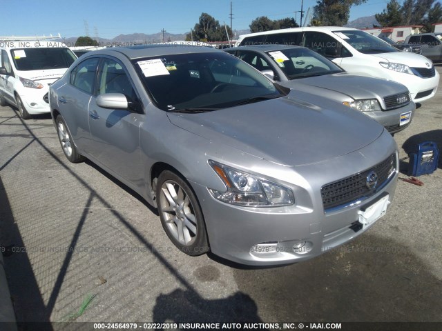 1N4AA5AP9CC859817 - 2012 NISSAN MAXIMA S/SV SILVER photo 1