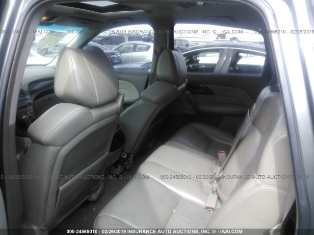 2HNYD28487H528136 - 2007 ACURA MDX TECHNOLOGY GRAY photo 8