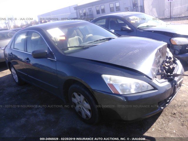 1HGCM56374A008923 - 2004 HONDA ACCORD LX GRAY photo 1