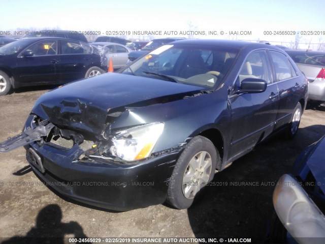 1HGCM56374A008923 - 2004 HONDA ACCORD LX GRAY photo 2