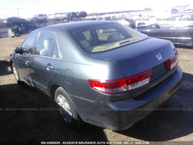 1HGCM56374A008923 - 2004 HONDA ACCORD LX GRAY photo 3