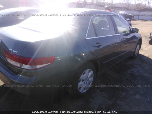 1HGCM56374A008923 - 2004 HONDA ACCORD LX GRAY photo 4