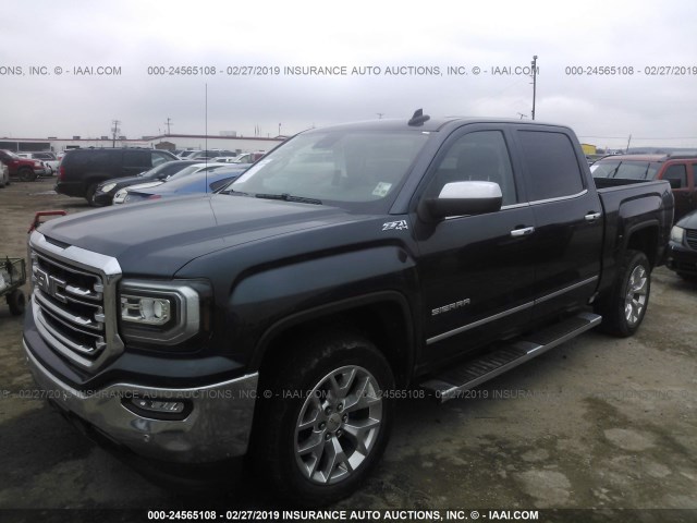 3GTU2NECXHG280383 - 2017 GMC SIERRA K1500 SLT GRAY photo 2