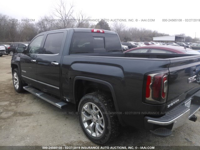 3GTU2NECXHG280383 - 2017 GMC SIERRA K1500 SLT GRAY photo 3