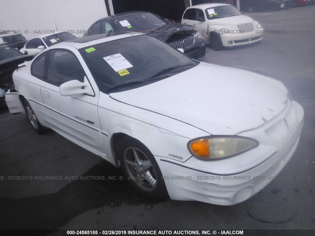 1G2NW12E3XM937239 - 1999 PONTIAC GRAND AM GT WHITE photo 1