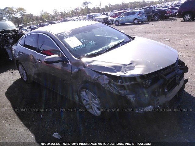 1G1ZJ5SU6HF150374 - 2017 CHEVROLET MALIBU HYBRID SILVER photo 1