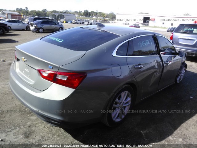 1G1ZJ5SU6HF150374 - 2017 CHEVROLET MALIBU HYBRID SILVER photo 4