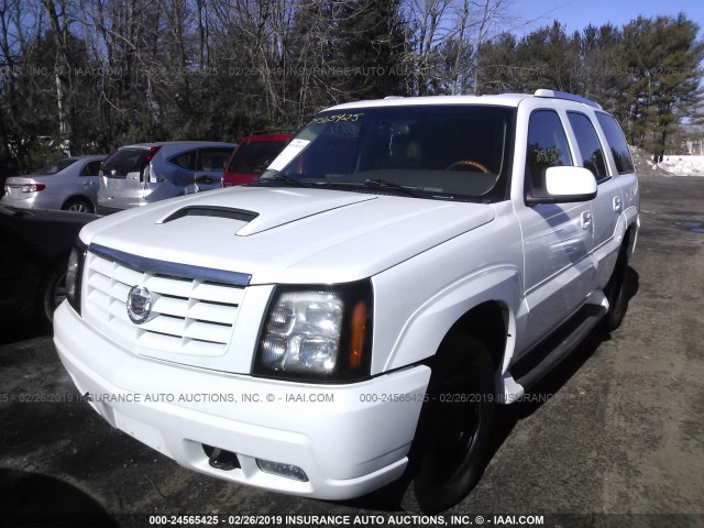 1GYEK63N42R133220 - 2002 CADILLAC ESCALADE LUXURY WHITE photo 2