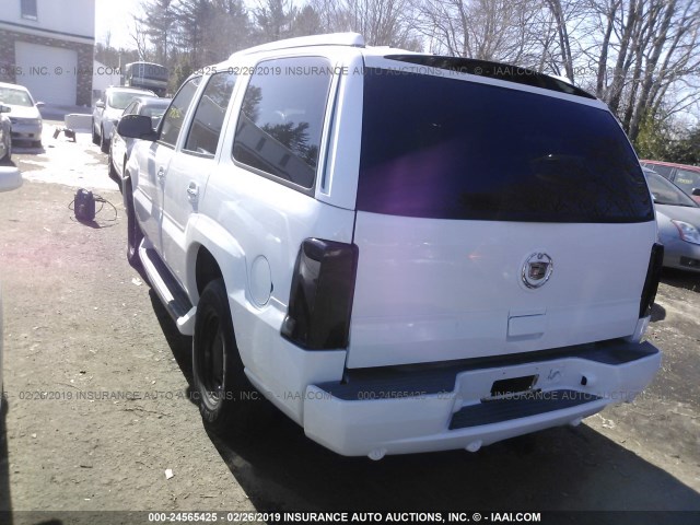 1GYEK63N42R133220 - 2002 CADILLAC ESCALADE LUXURY WHITE photo 3