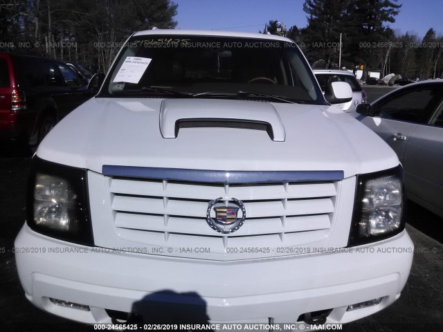 1GYEK63N42R133220 - 2002 CADILLAC ESCALADE LUXURY WHITE photo 6