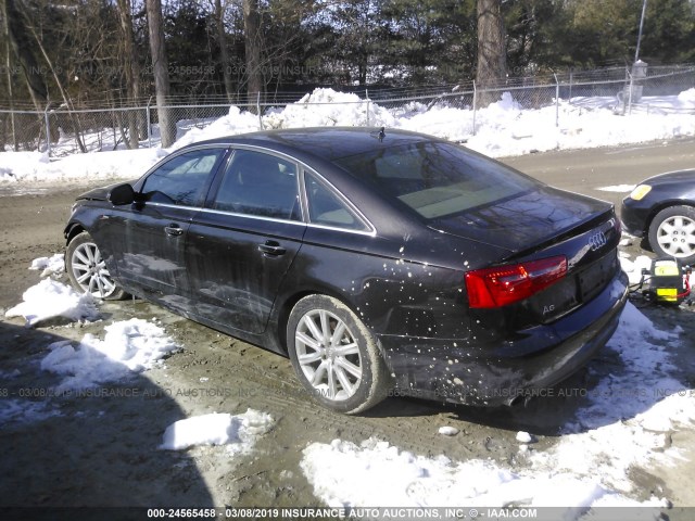 WAUGGAFC5DN128774 - 2013 AUDI A6 PREMIUM PLUS BLACK photo 3