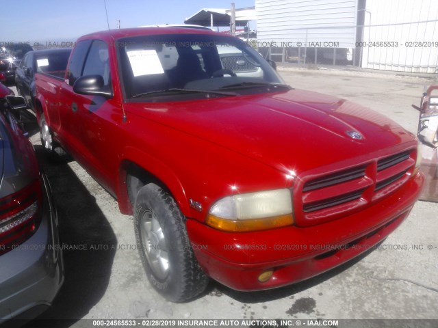 1B7GL22XXYS718926 - 2000 DODGE DAKOTA RED photo 1