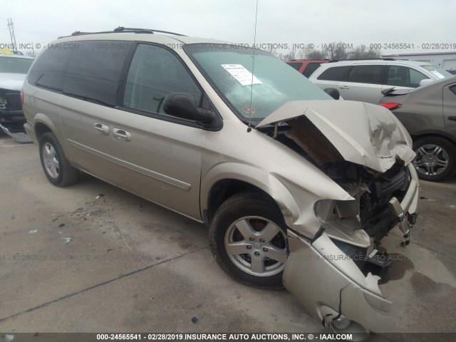 2D4GP44L55R522712 - 2005 DODGE GRAND CARAVAN SXT GOLD photo 1