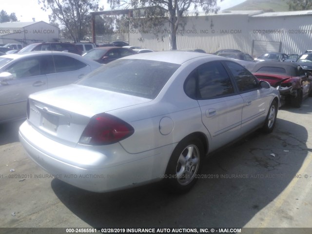 1FAFP55223A238174 - 2003 FORD TAURUS SES SILVER photo 4