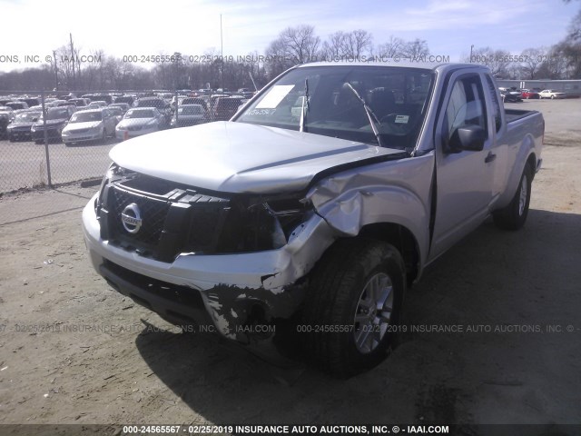 1N6BD0CT1GN798781 - 2016 NISSAN FRONTIER S/SV SILVER photo 2