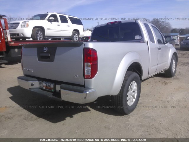 1N6BD0CT1GN798781 - 2016 NISSAN FRONTIER S/SV SILVER photo 4