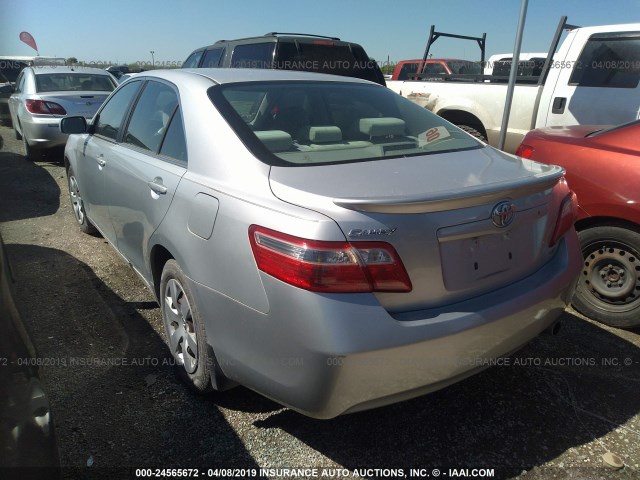 4T1BE46K07U500278 - 2007 TOYOTA CAMRY NEW GENERAT CE/LE/XLE/SE SILVER photo 3