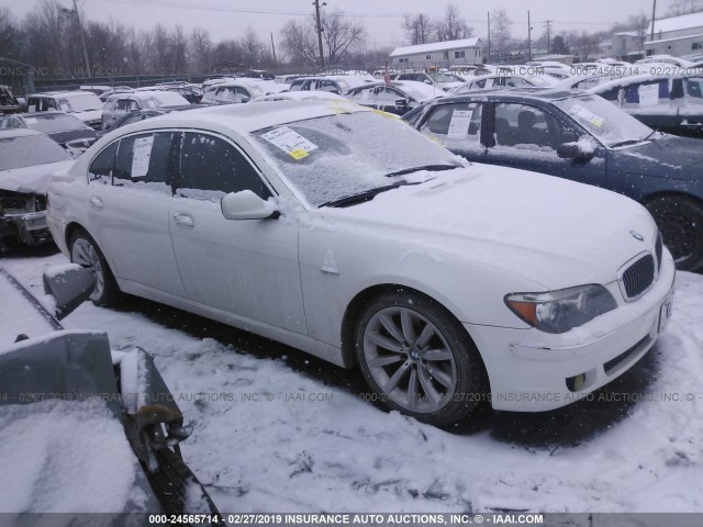 WBAHN83527DT68383 - 2007 BMW 750 WHITE photo 1