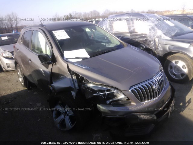 KL4CJASBXEB773367 - 2014 BUICK ENCORE BROWN photo 1