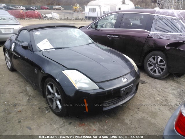 JN1AZ36A85M759977 - 2005 NISSAN 350Z ROADSTER BLACK photo 1