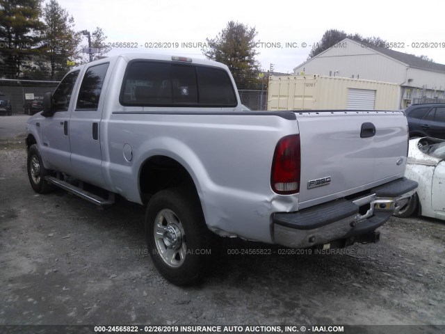 1FTWW31P17EB07979 - 2007 FORD F350 SRW SUPER DUTY GRAY photo 3