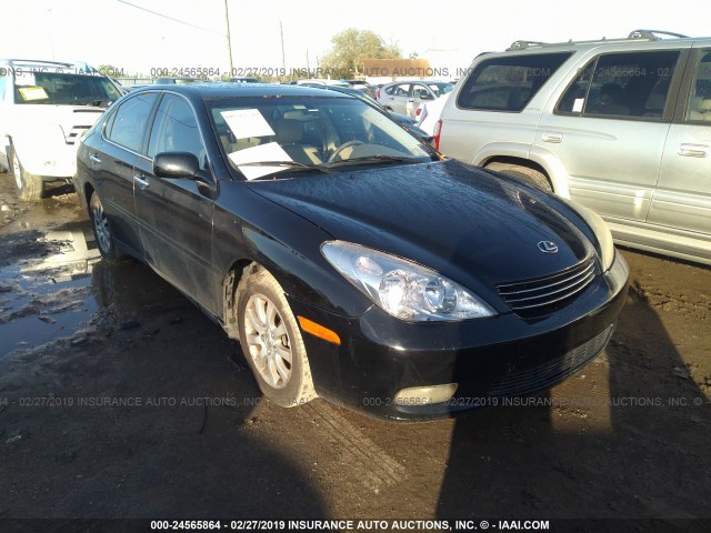 JTHBF30G125025242 - 2002 LEXUS ES 300 BLACK photo 1