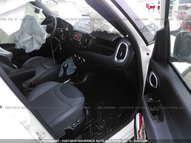 ZFBCFADH4HZ040027 - 2017 FIAT 500L TREKKING WHITE photo 5