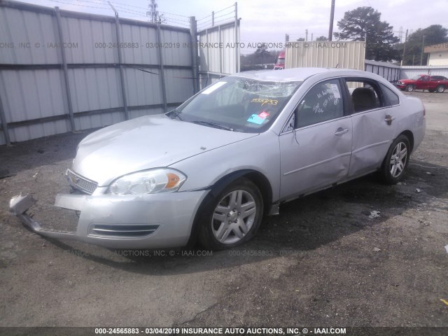 2G1WB5E32G1101553 - 2016 CHEVROLET IMPALA LIMITED LT SILVER photo 2