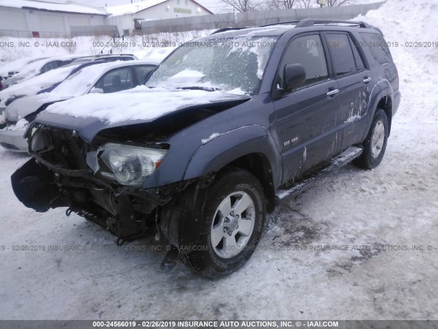 JTEBU14R660083255 - 2006 TOYOTA 4RUNNER SR5/SPORT GRAY photo 2