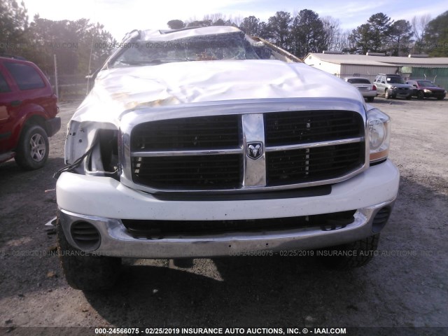 3D7KS28C16G287999 - 2006 DODGE RAM 2500 ST/SLT/LARAMIE WHITE photo 10