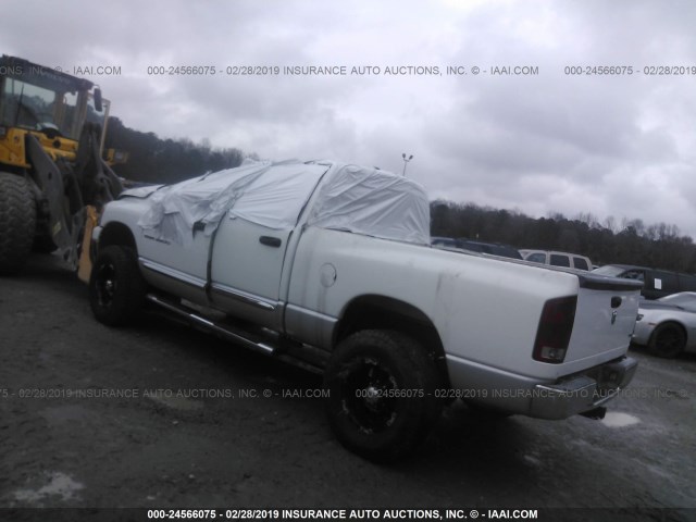 3D7KS28C16G287999 - 2006 DODGE RAM 2500 ST/SLT/LARAMIE WHITE photo 3