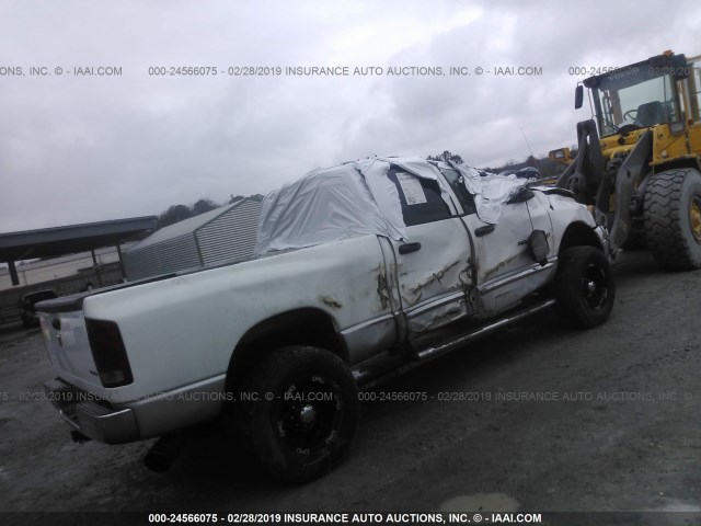 3D7KS28C16G287999 - 2006 DODGE RAM 2500 ST/SLT/LARAMIE WHITE photo 4