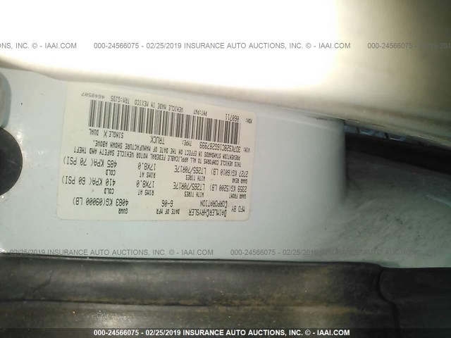 3D7KS28C16G287999 - 2006 DODGE RAM 2500 ST/SLT/LARAMIE WHITE photo 9