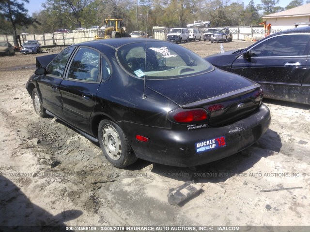 1FAFP52S5WA205453 - 1998 FORD TAURUS LX/SE BLACK photo 3